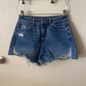 American Eagle high rise short shorts